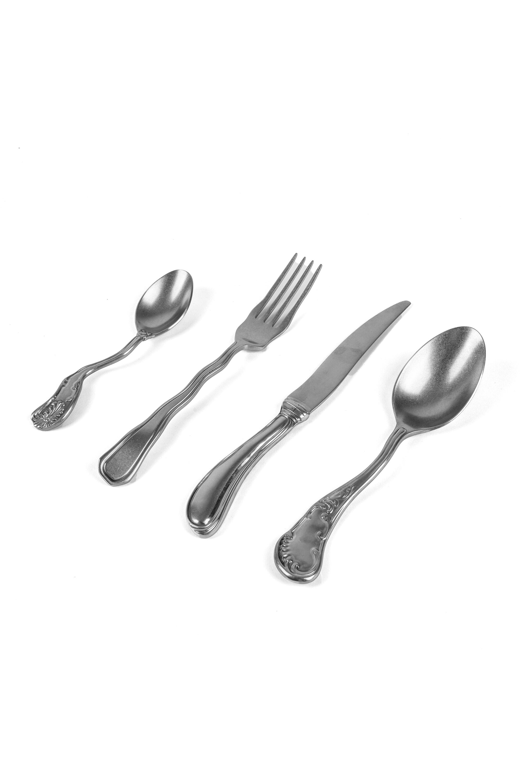 Diesel - 10967 "CLASSICS ON ACID CUTLERY" STAINLE, Coffret de 4 couverts en acier Mixte in Gris argenté - 1