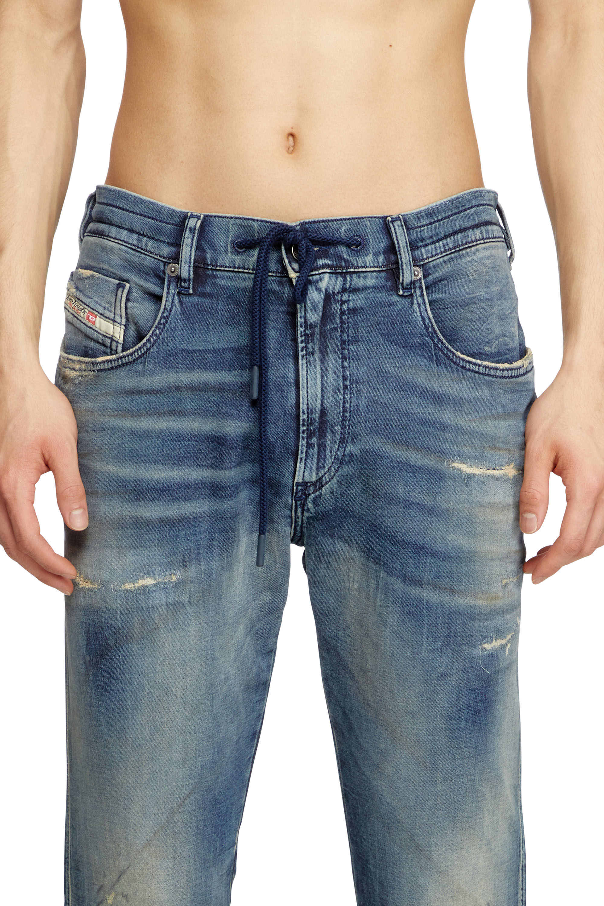 Diesel - Slim 2062 D-Strukt Joggjeans® 068PN Homme, Bleu moyen - Image 5
