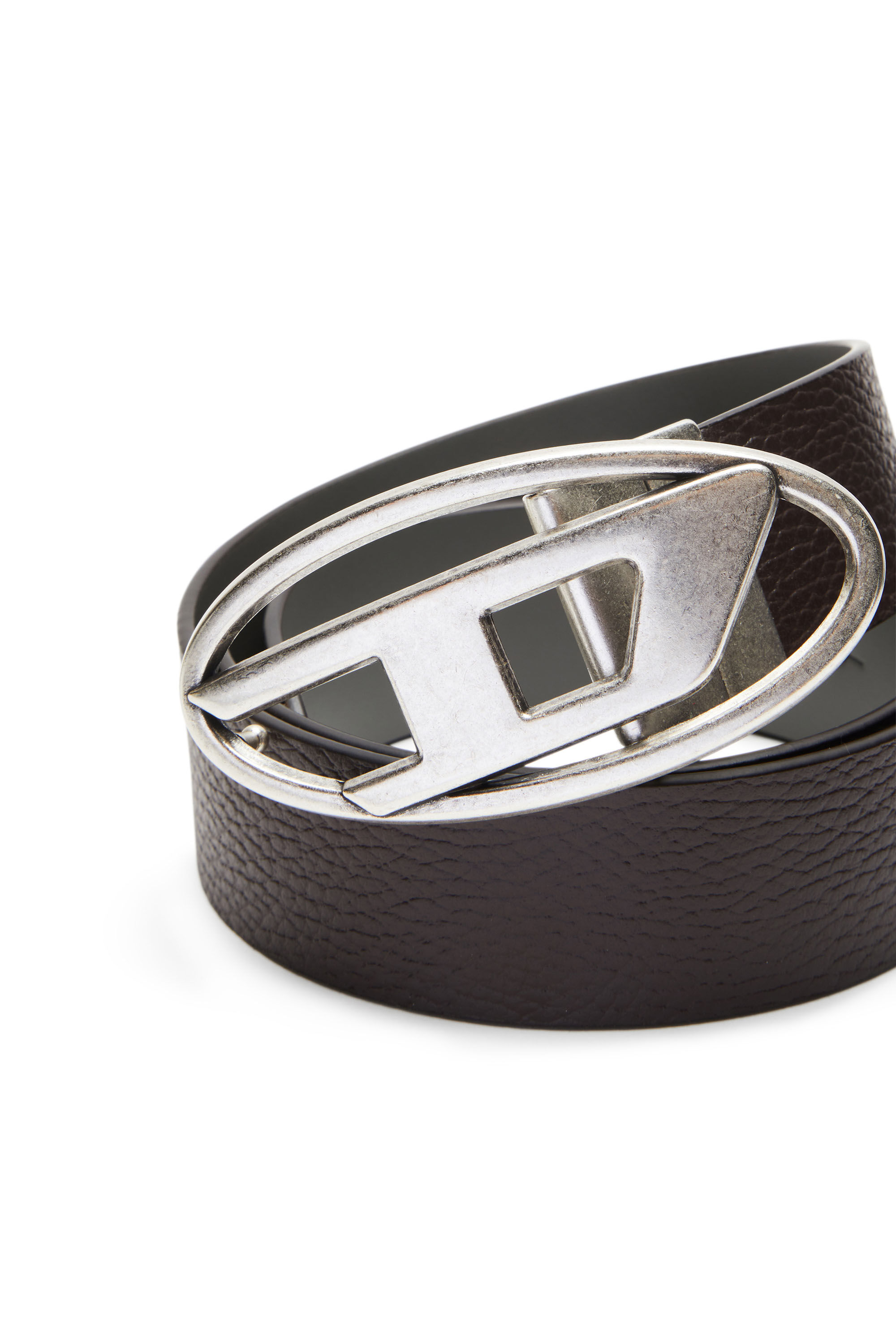Diesel - B-1DR REV II, Ceinture 3.9 cm en cuir réversible Homme in Marron - 3