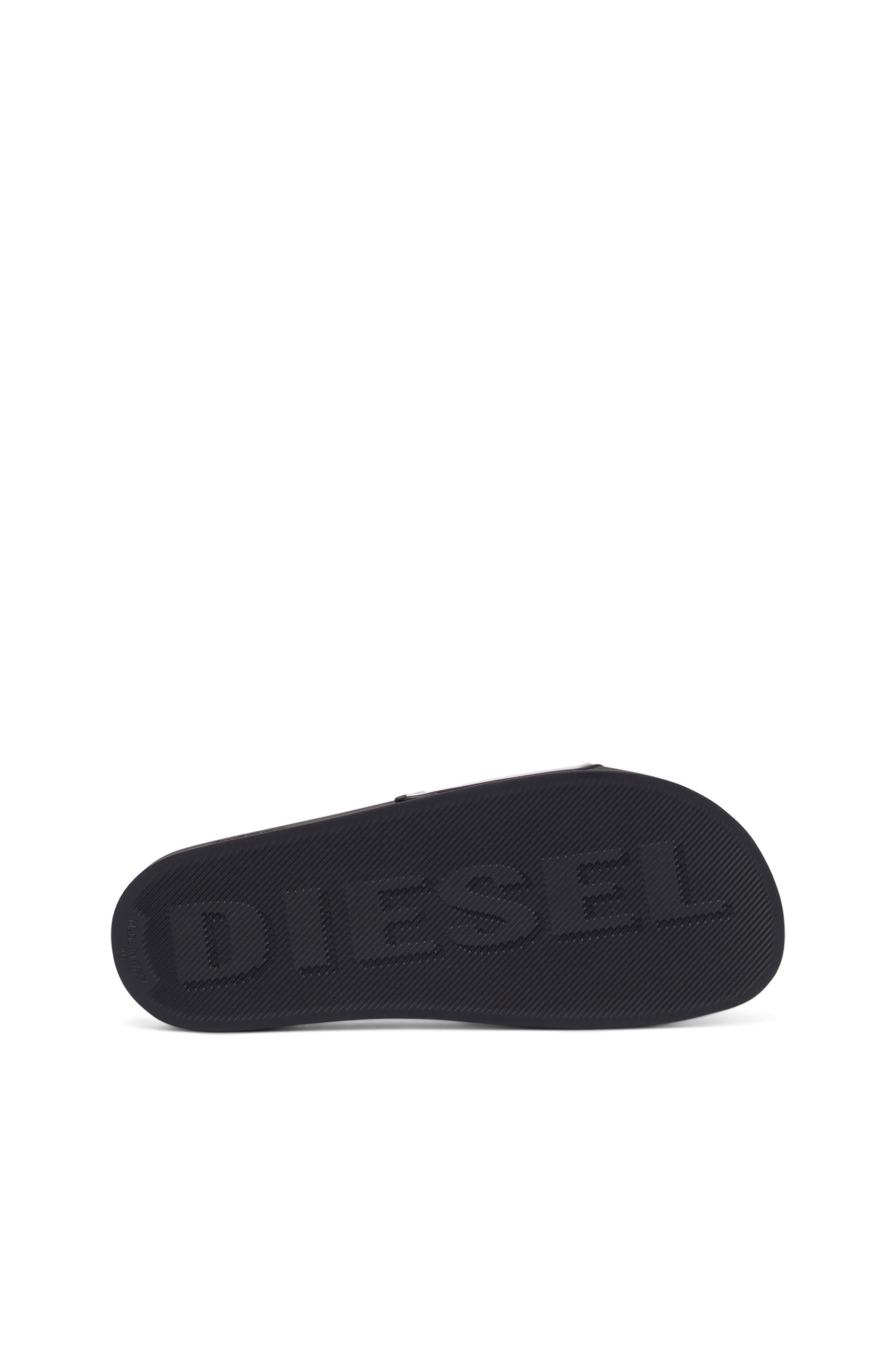 Diesel - SA-MAYEMI CC W, Sa-Mayemi-Claquettes en caoutchouc avec logo embossé Femme in Noir - 5