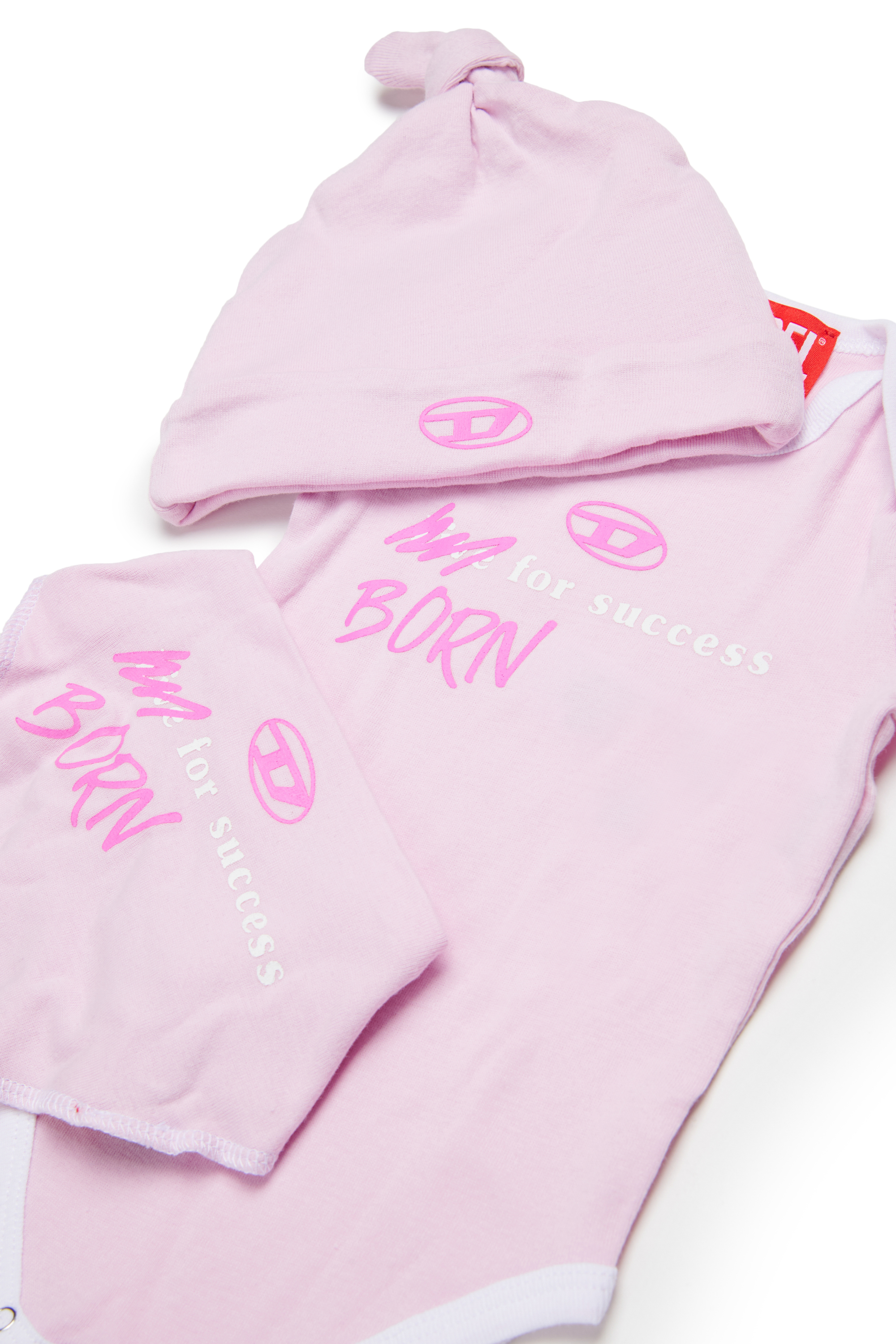 Diesel - URMASBOX-NB, Coffret cadeau pour bébé Born For Success Mixte in Rose - 3