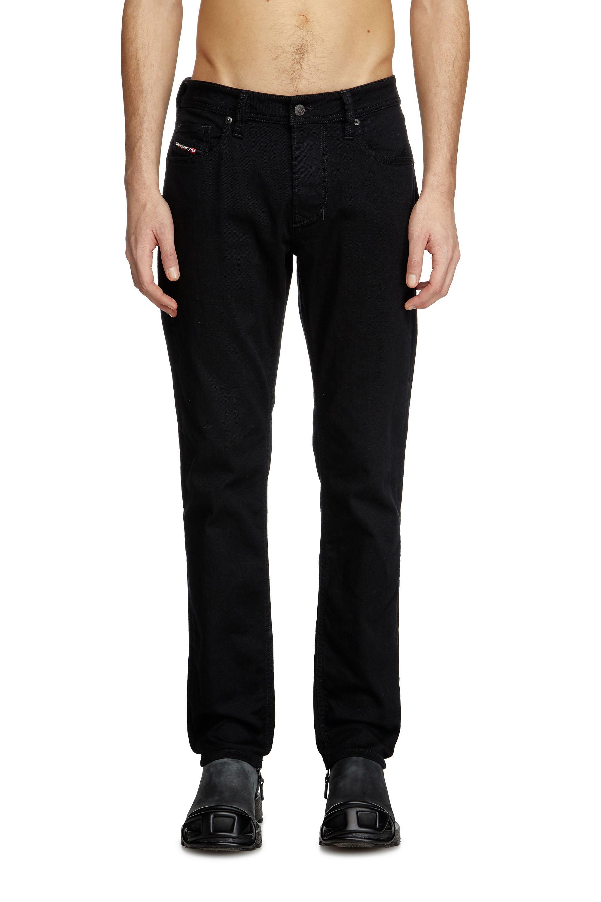 Diesel - Regular Jeans 1986 Larkee-Beex 0688H Homme, Noir/Gris foncé - Image 2