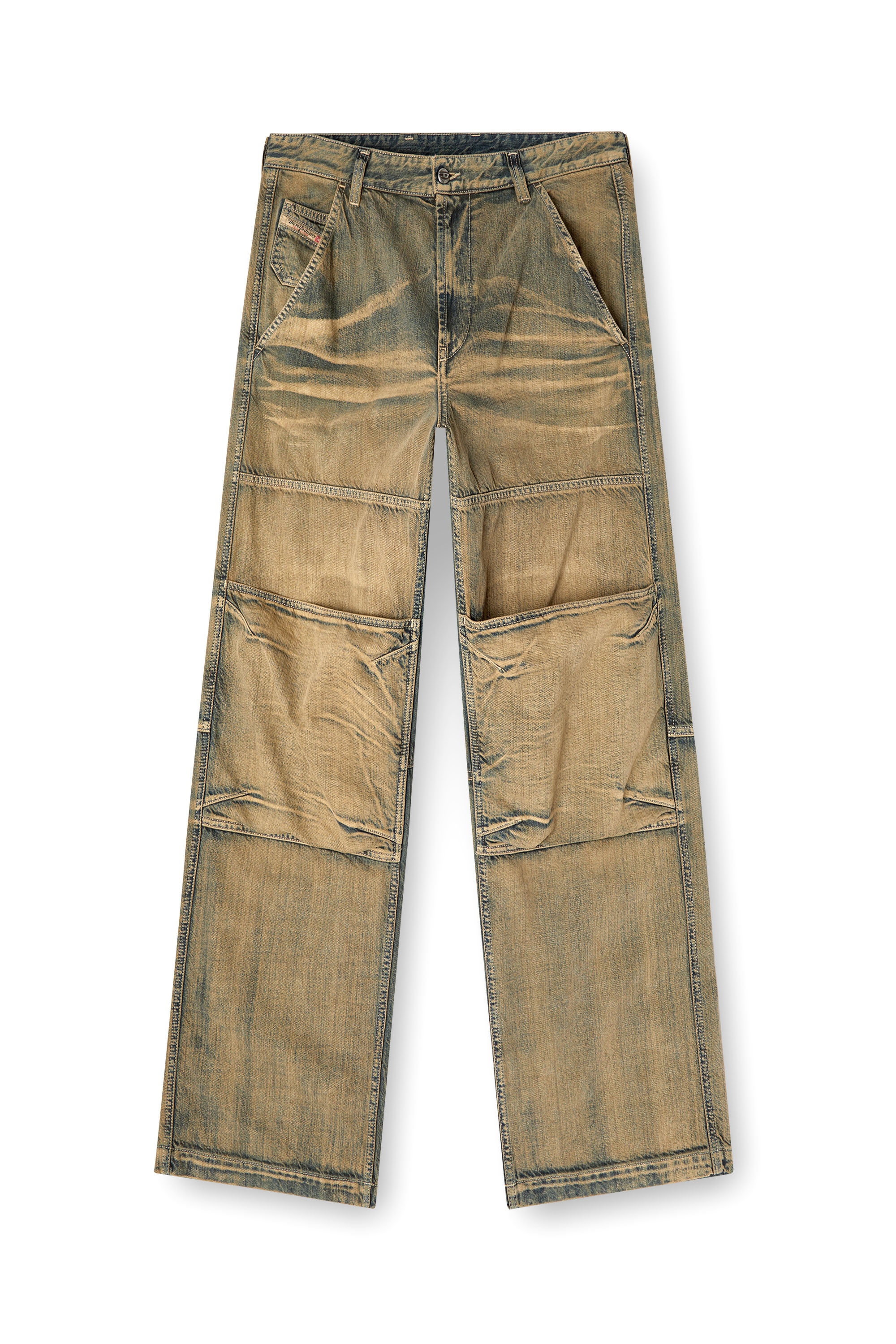 Diesel - Relaxed Jeans D-Shift 09L49 Mixte, Bleu moyen - Image 3