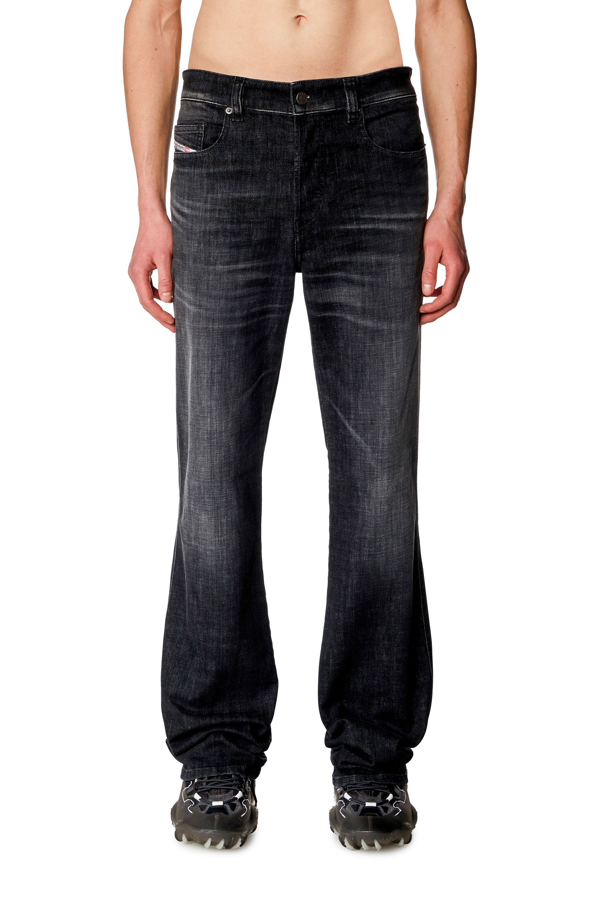 Diesel - Bootcut Jeans 1998 D-Buck 09H34 Homme, Noir/Gris foncé - Image 2