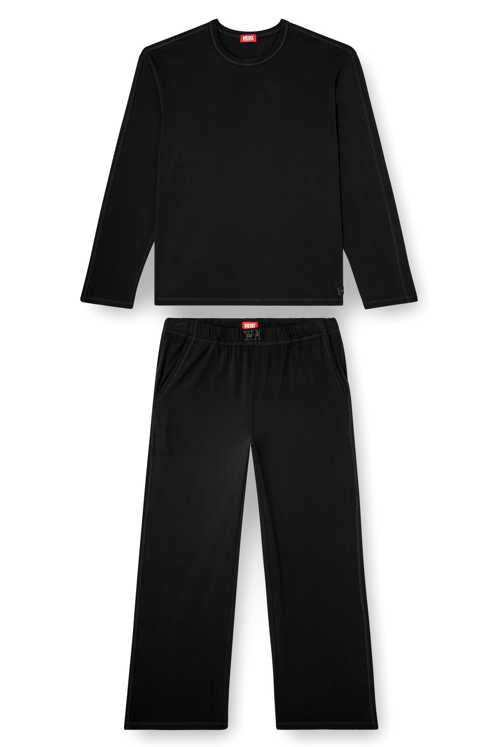 Diesel - SET-ADRIAN-UTLT, Pyjama en jersey de coton Homme in ToBeDefined - 4