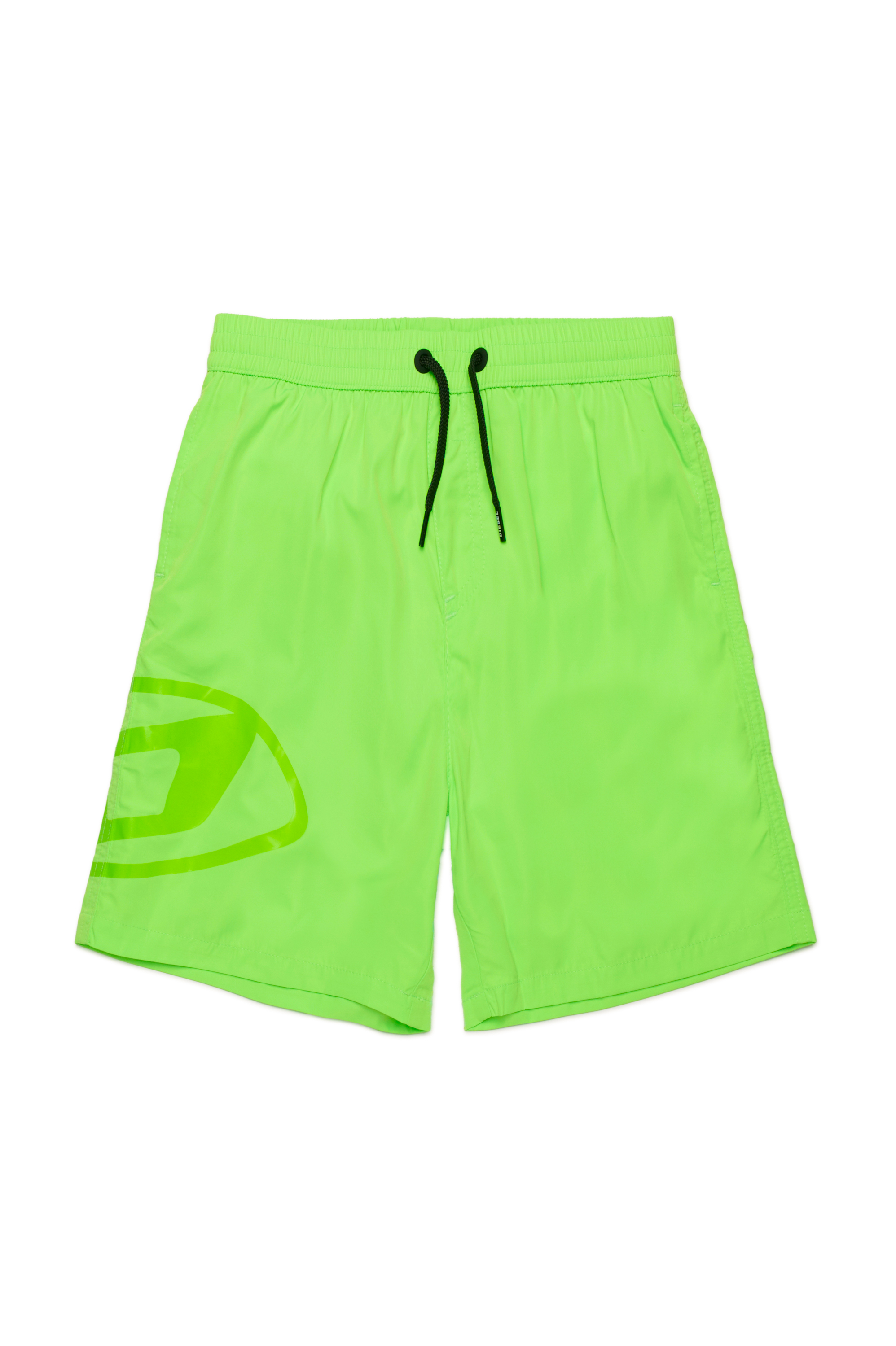 Diesel - MIPRUL, Short de bain avec logo Oval D ton sur ton Homme in Vert - 1