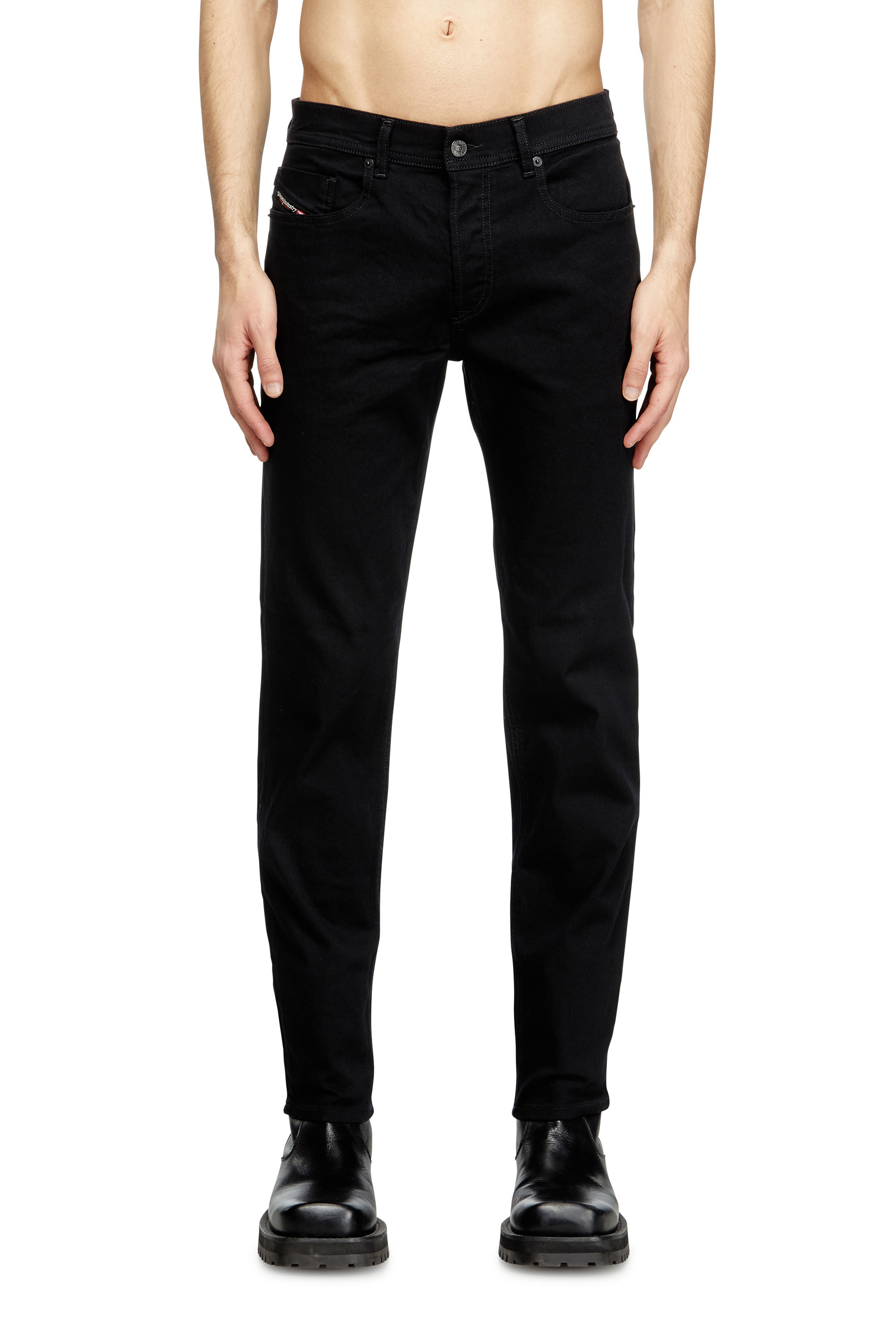 Diesel - Regular Jeans 2023 D-Finitive 069YP Homme, Noir/Gris foncé - Image 2