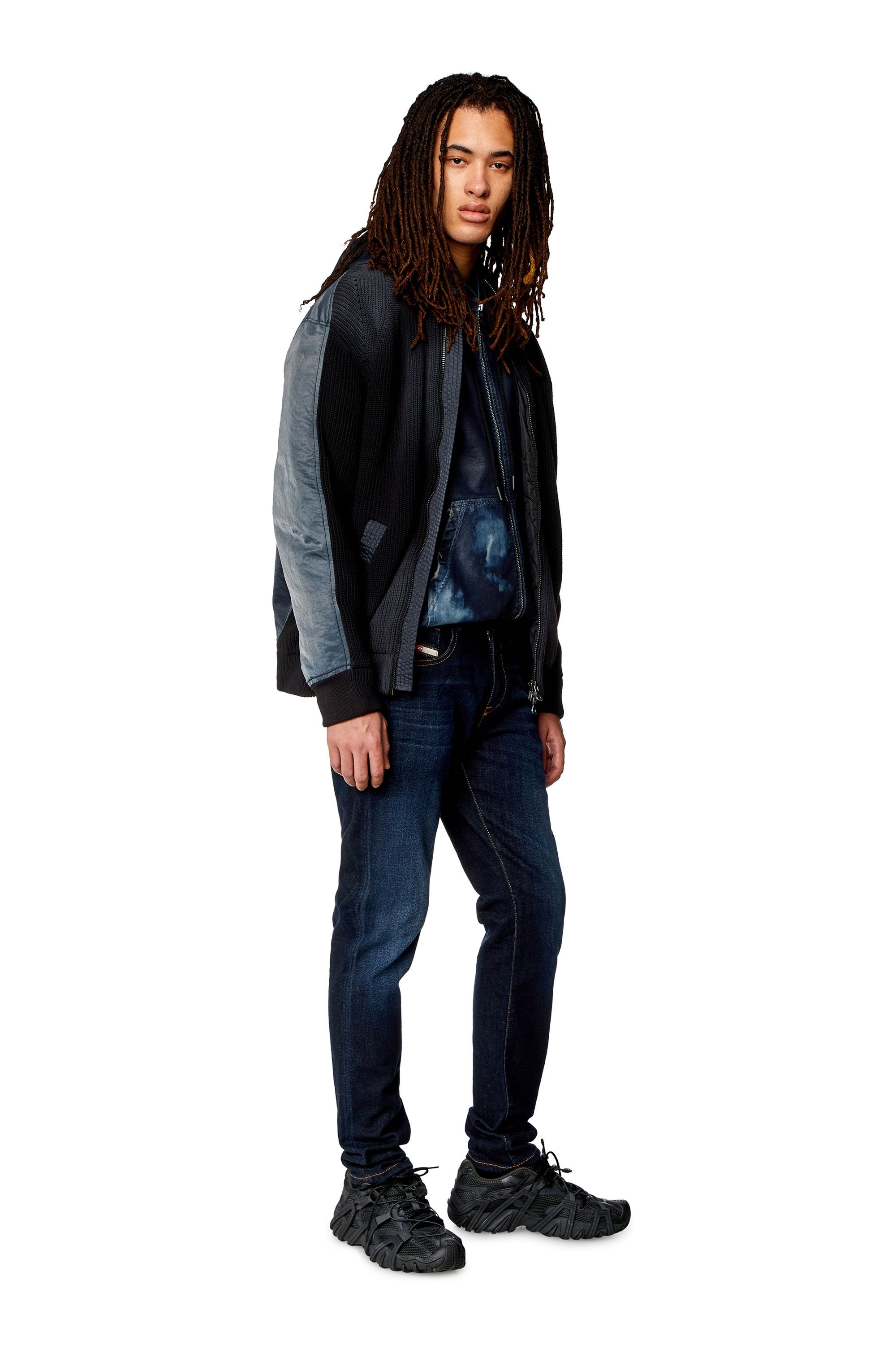 Diesel - Slim Jeans 2019 D-Strukt 009ZS Homme, Bleu Foncé - Image 1