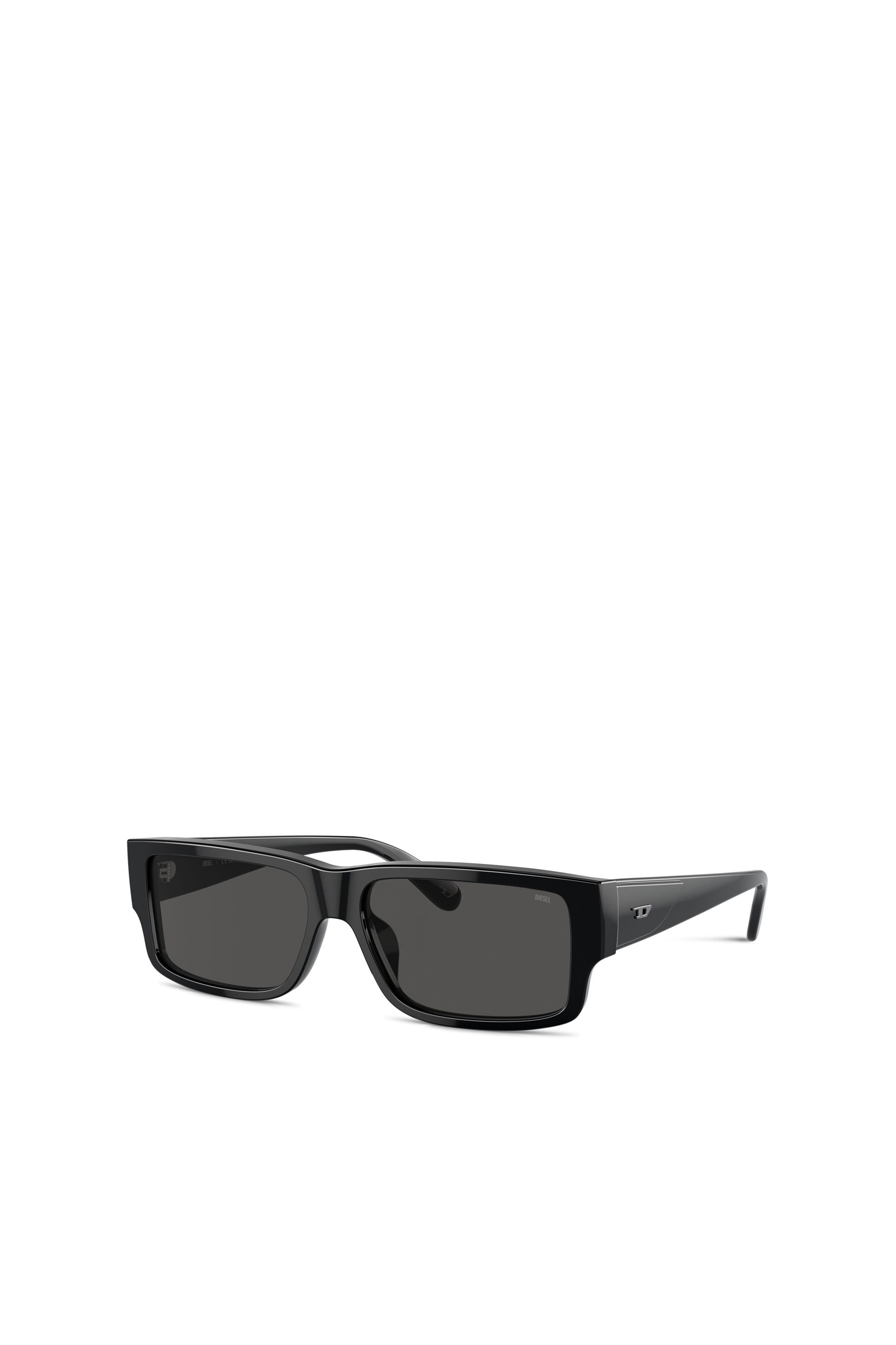 Diesel - 0DL2003 SIZE 57, Lunettes de soleil rectangulaires Homme in Gris - 1