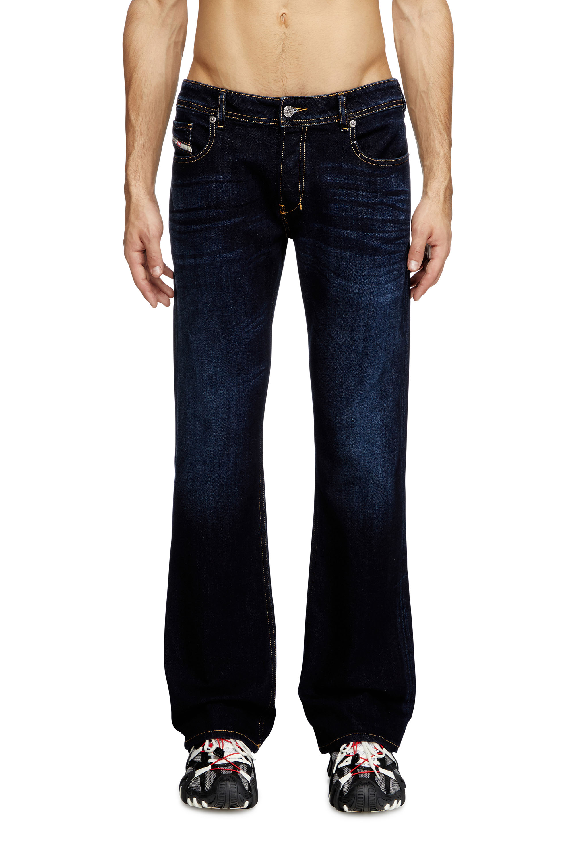 Diesel - Bootcut Jeans 2007 Zatiny 009ZS Homme, Bleu Foncé - Image 2