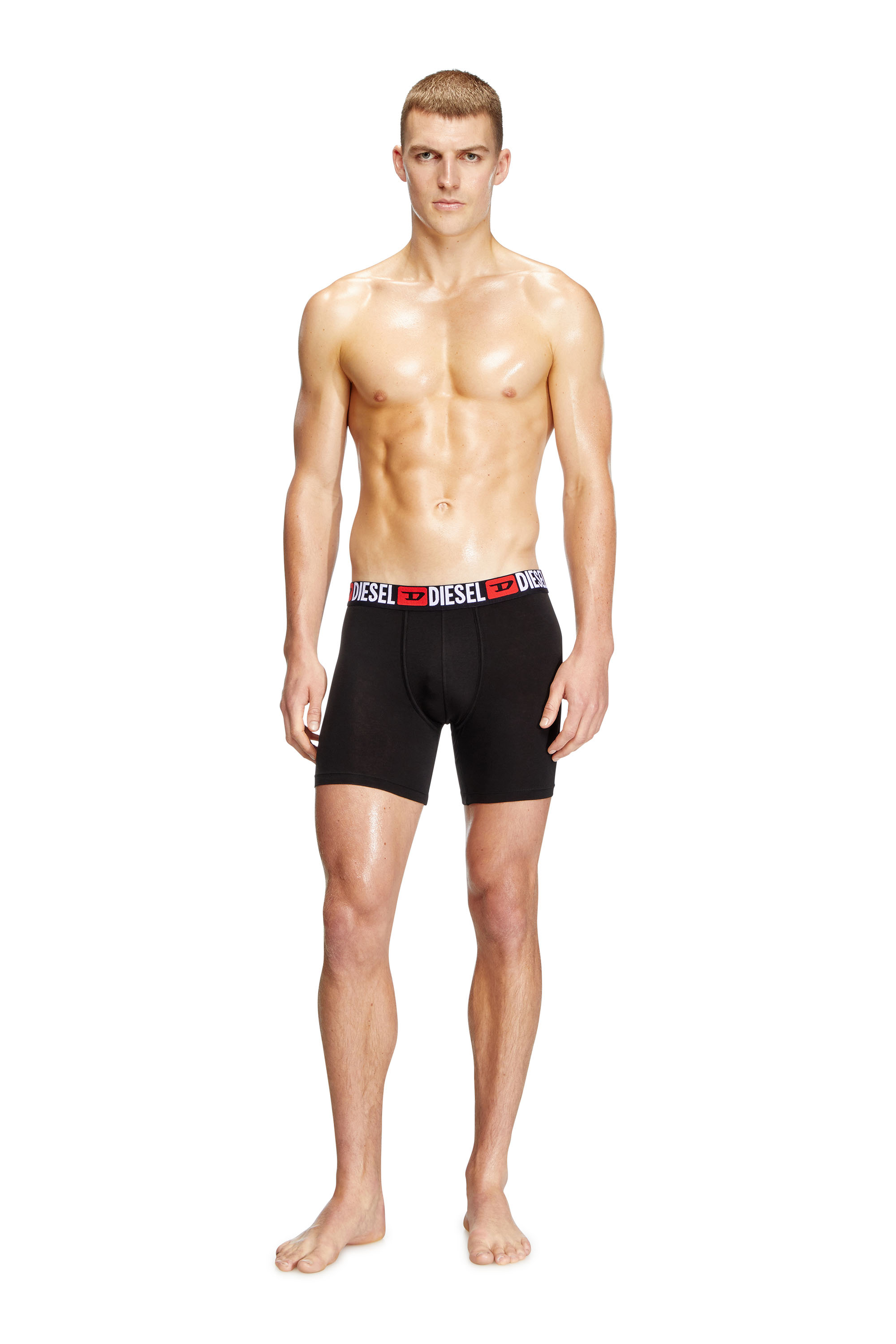 Diesel - MAX-D-CORE-3PACK, Lot de trois boxer en coton stretch Homme in Noir - 2