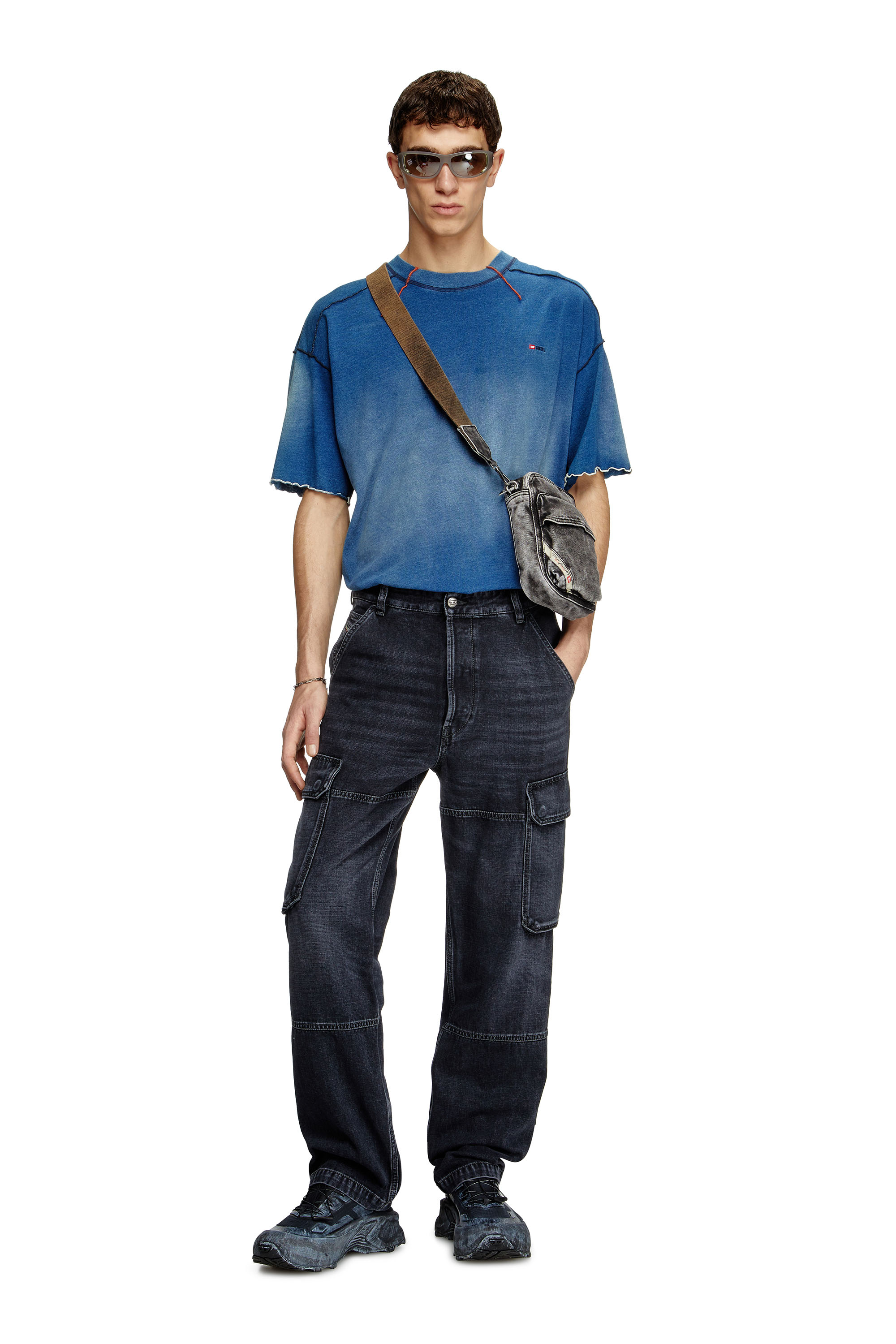 Diesel - Regular Jeans D-Uty 007Z9 Homme, Noir/Gris foncé - Image 2