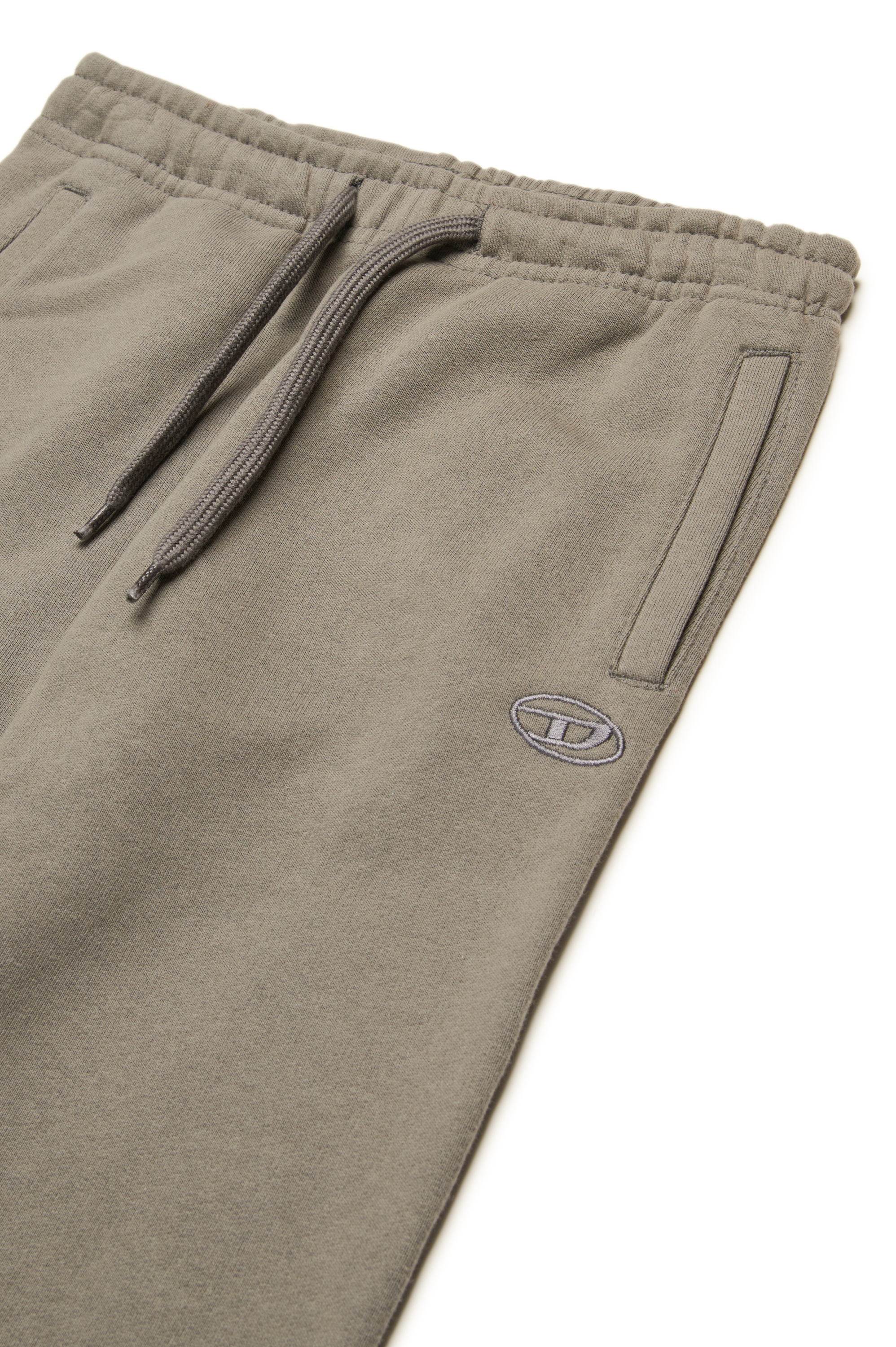 Diesel - PMARKYMEGOVALD, Pantalon de survêtement avec mega broderie Oval D Homme in Gris - 3