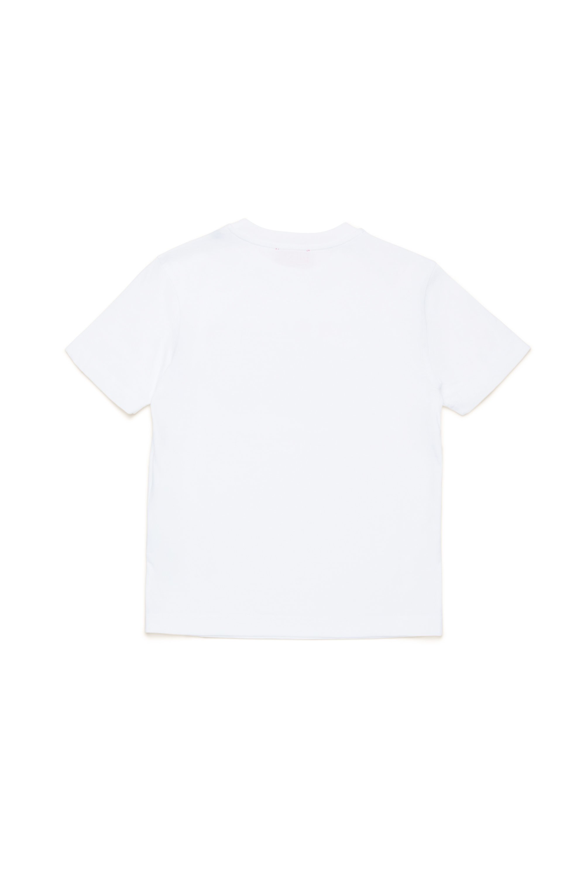 Diesel - TDIEGORL6, T-shirt avec logo taché Homme in Blanc - 2