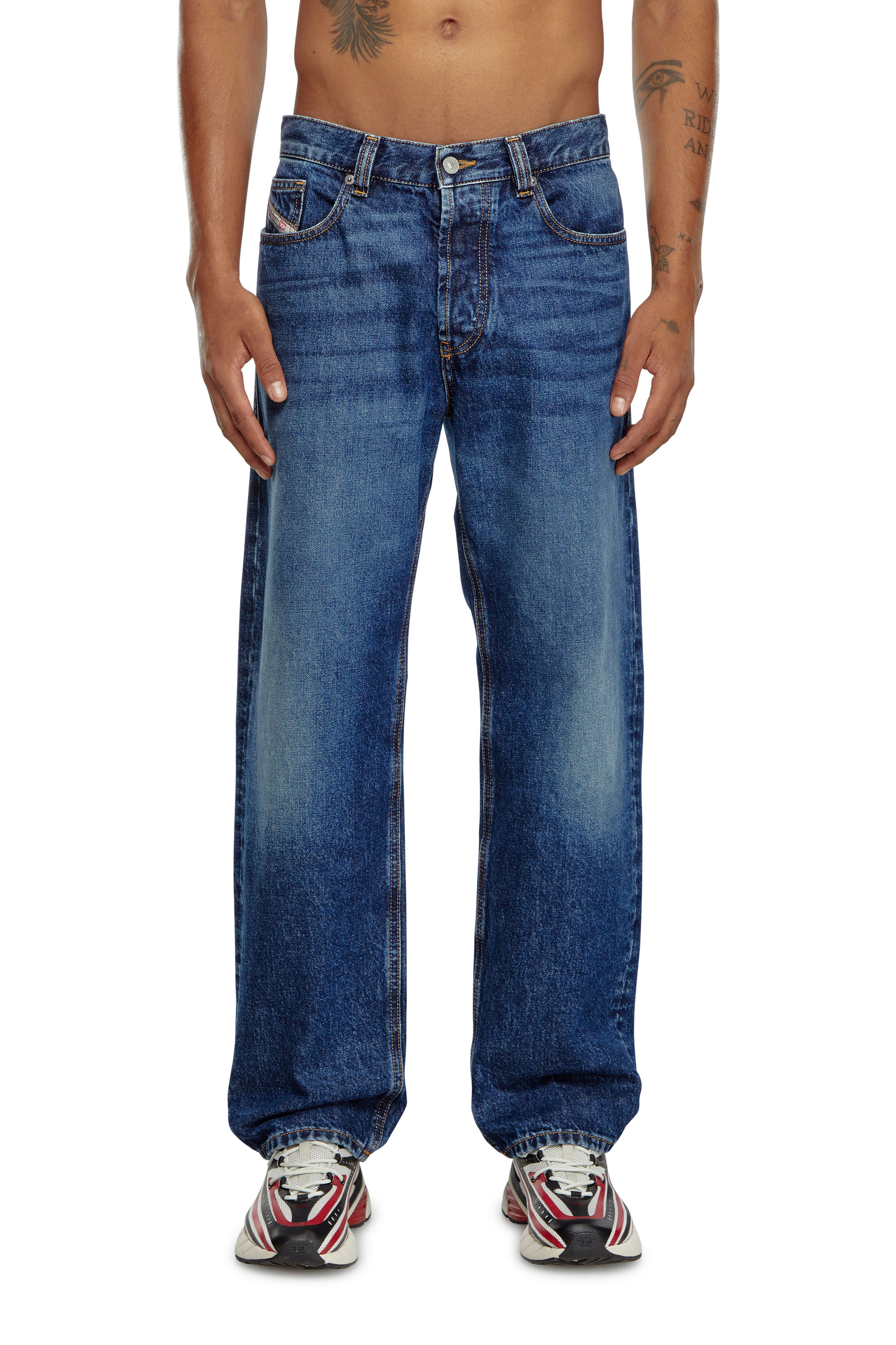 Diesel - Regular Jeans 2024 D-Macs 09I27 Homme, Bleu Foncé - Image 2