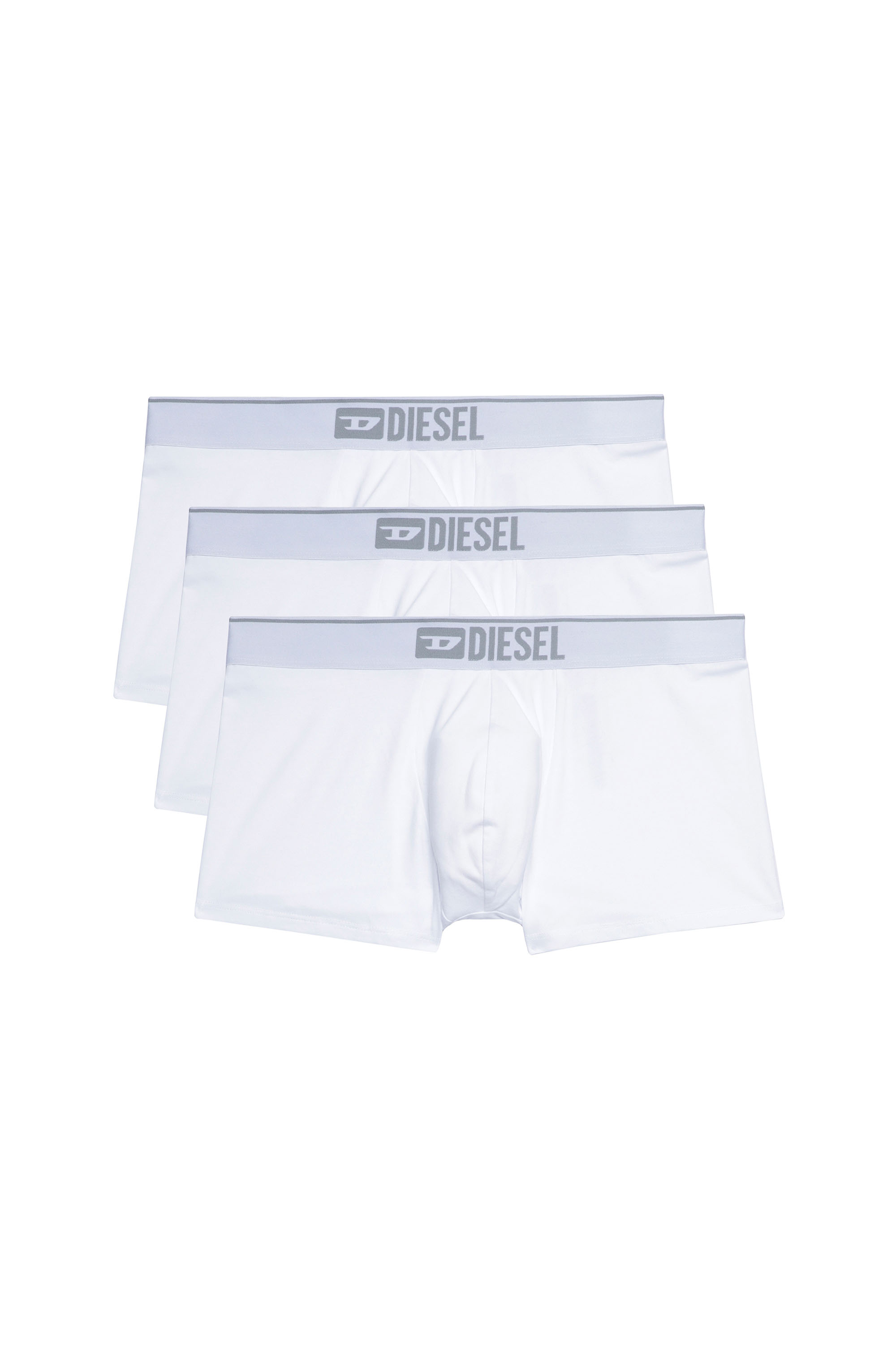 Diesel - UMBX-DAMIENTHREEPACK, Lot de trois boxers couleur unie Homme in Blanc - 1