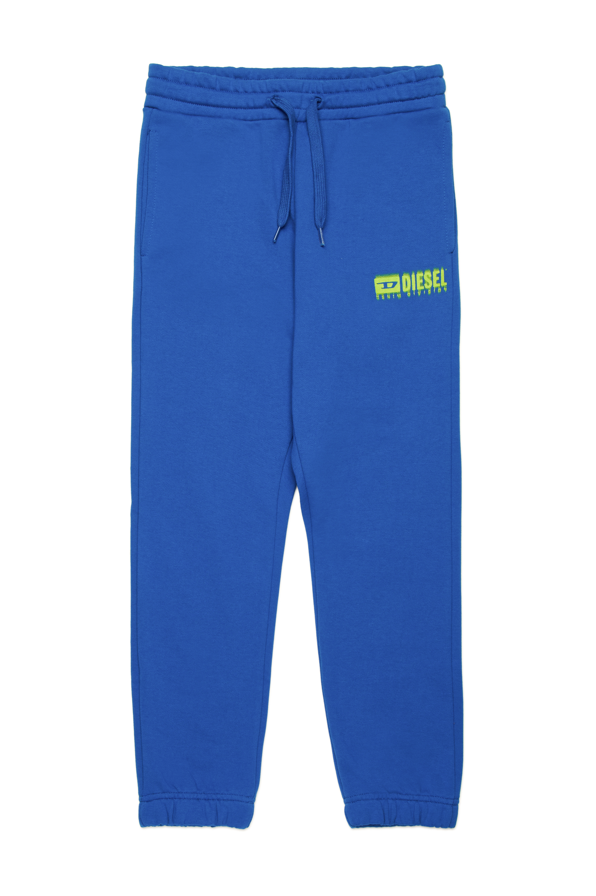 Diesel - PBASEL, Pantalon de survêtement avec logo dégradé Homme in Bleu - 1