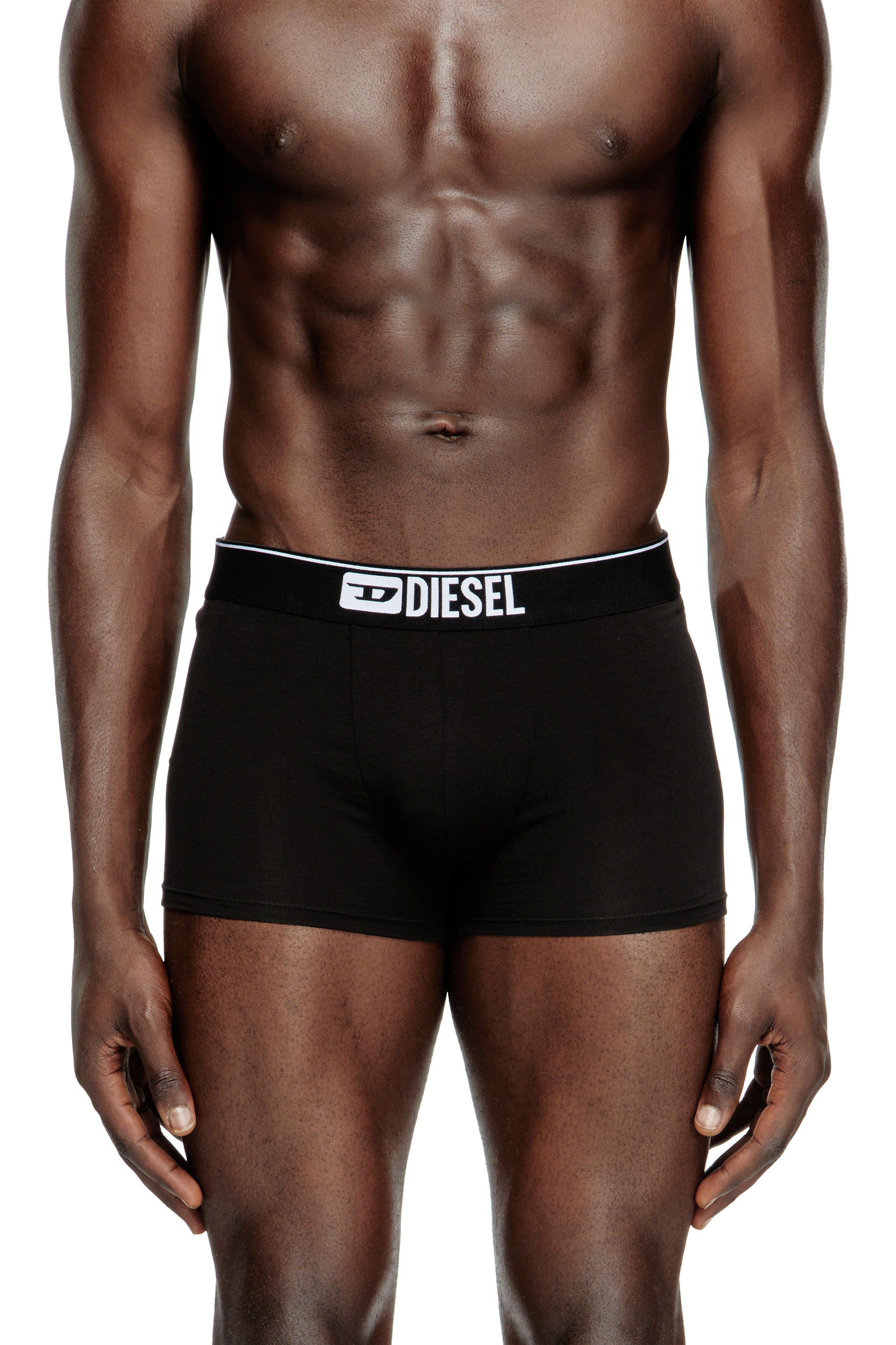 Diesel - UMBX-DAMIENFIVEPACK, Lot de cinq boxers couleur unie Homme in Noir - 2