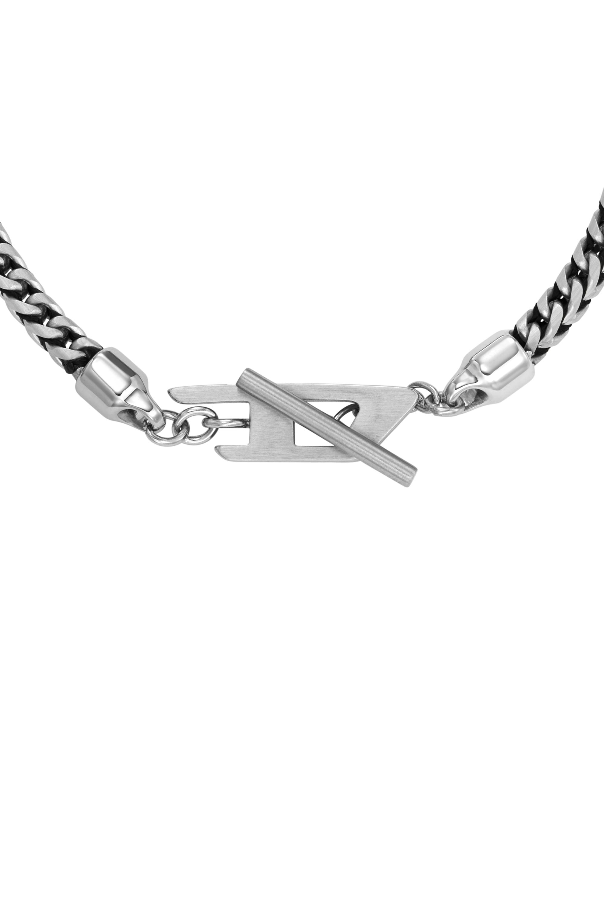 Diesel - DX1551040 JEWEL, Bracelet chaîne en acier inoxydable Mixte in Gris argenté - 2
