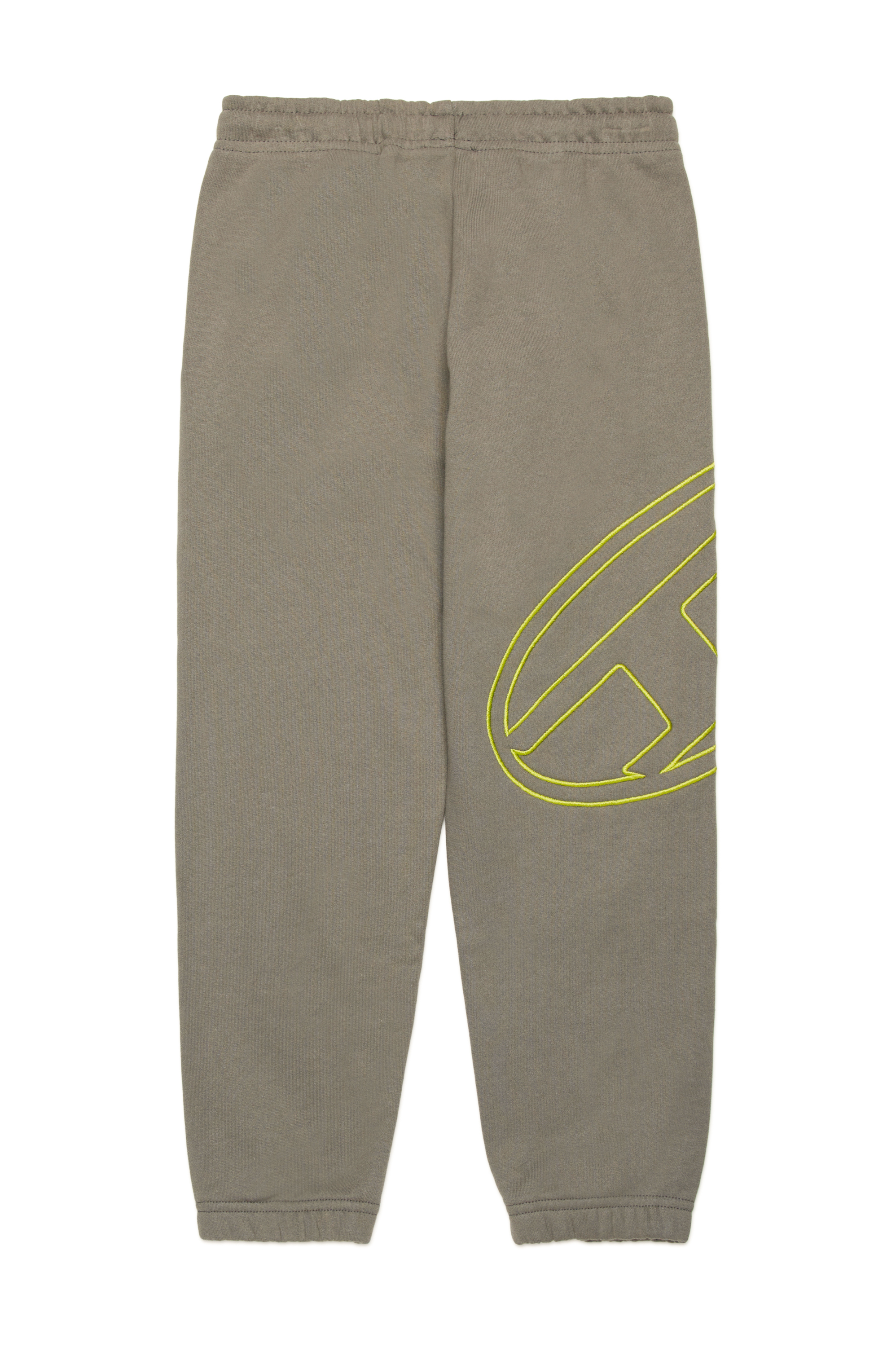 Diesel - PMARKYMEGOVALD, Pantalon de survêtement avec mega broderie Oval D Homme in Gris - 2