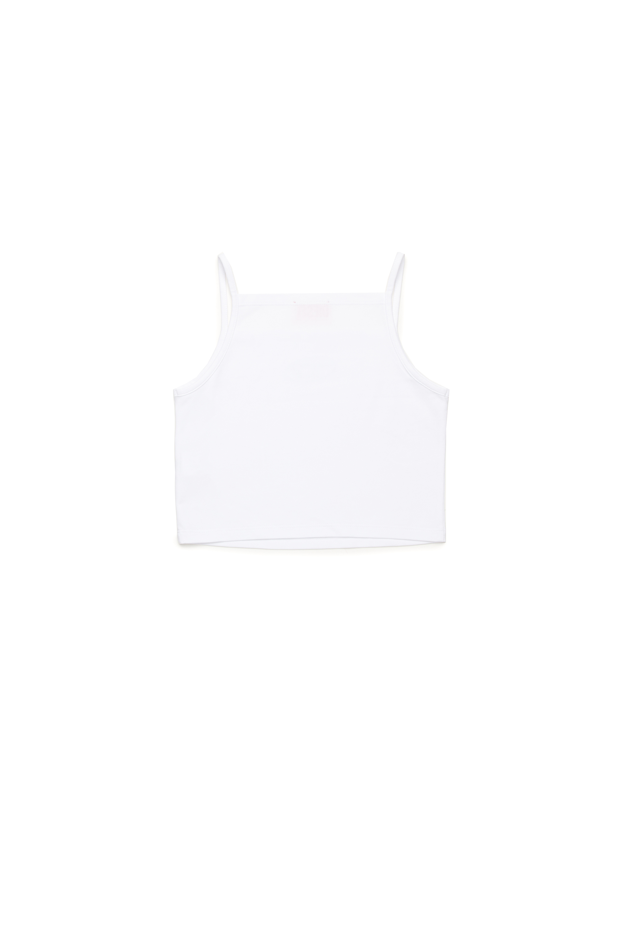 Diesel - TRIND, Caraco avec logo Oval D en cristal Femme in Blanc - 2
