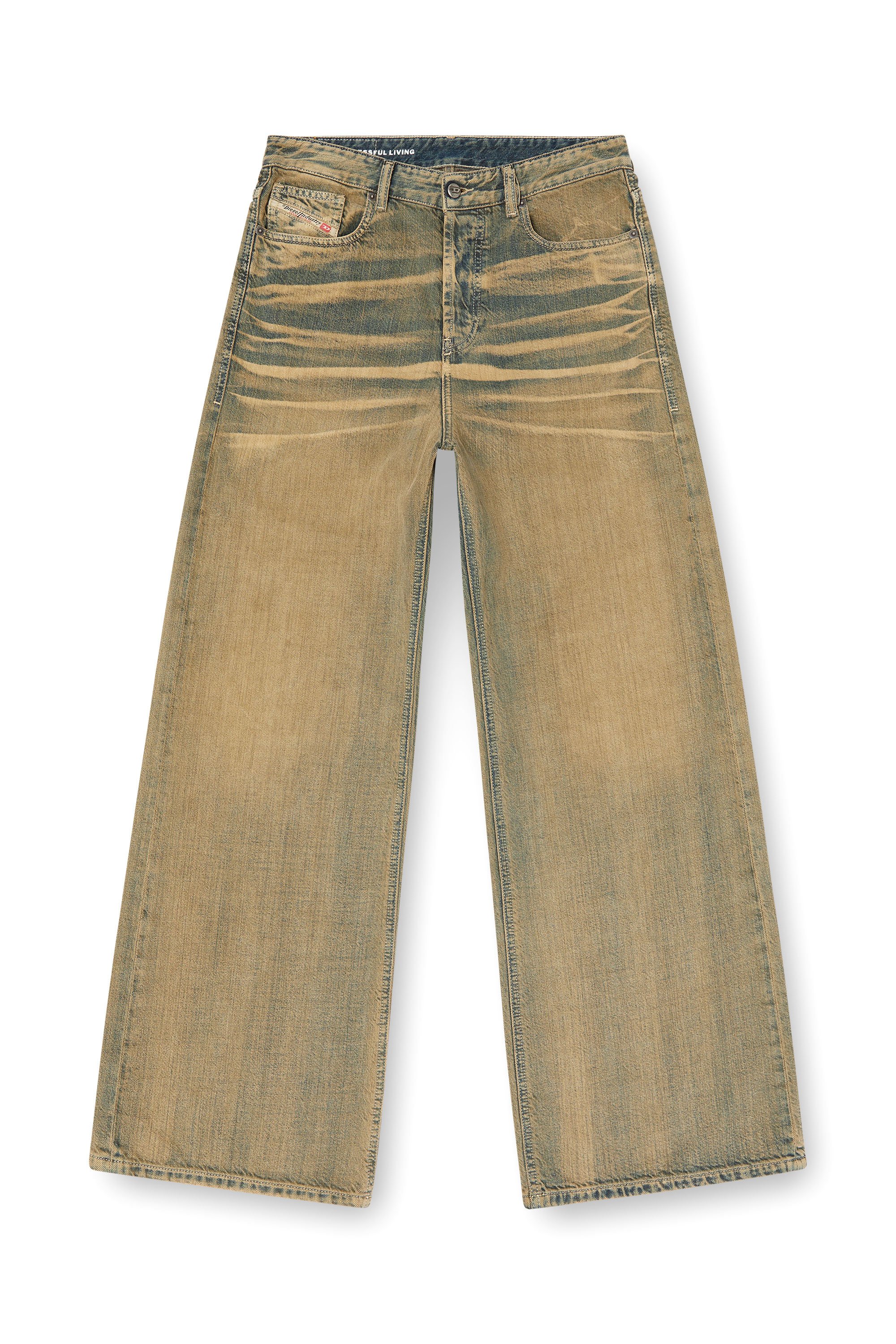Diesel - Relaxed Jeans 1996 D-Sire 09L49 Femme, Bleu moyen - Image 3