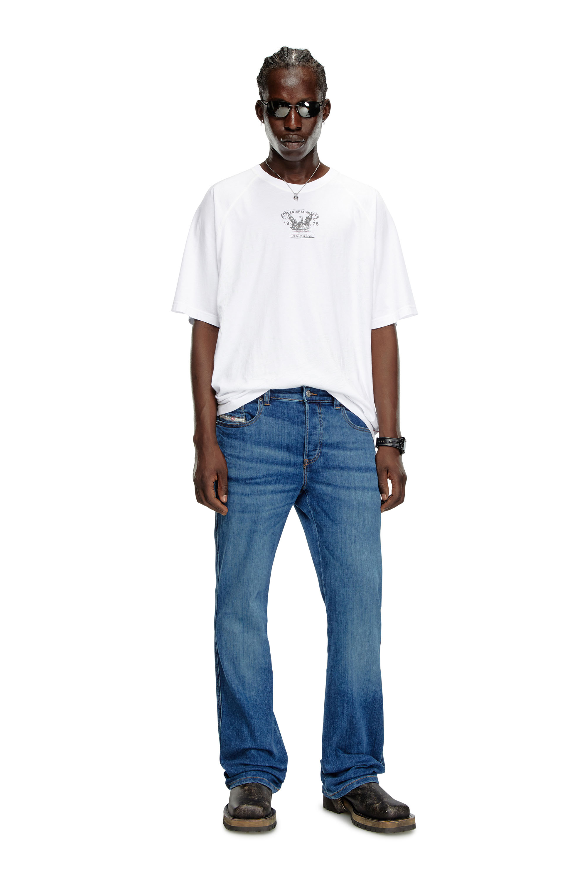 Diesel - Bootcut Jeans 1998 D-Buck 0GRDP Homme, Bleu moyen - Image 1