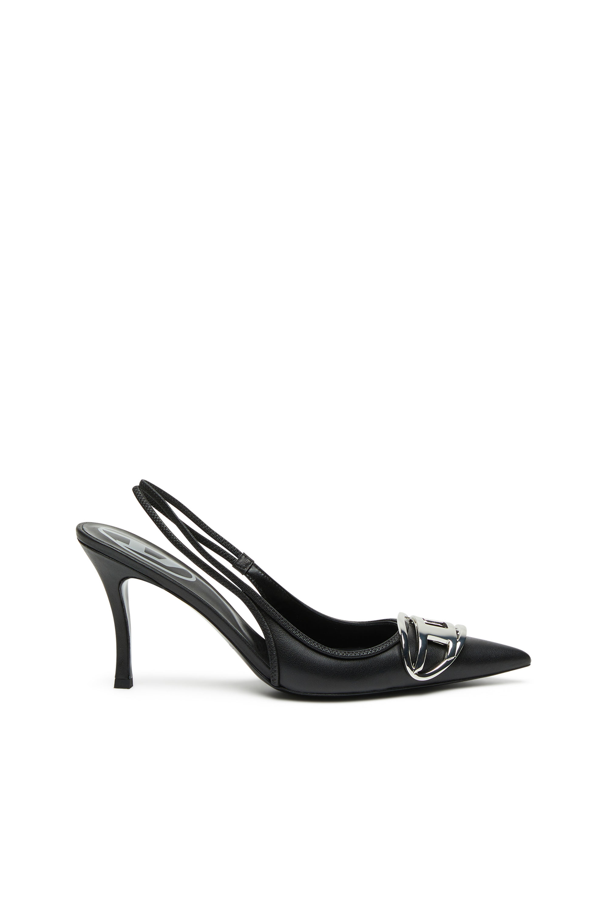 Diesel - D-VENUS SB, D-Venus-Escarpins à bride en cuir nappa Femme in Noir - 1