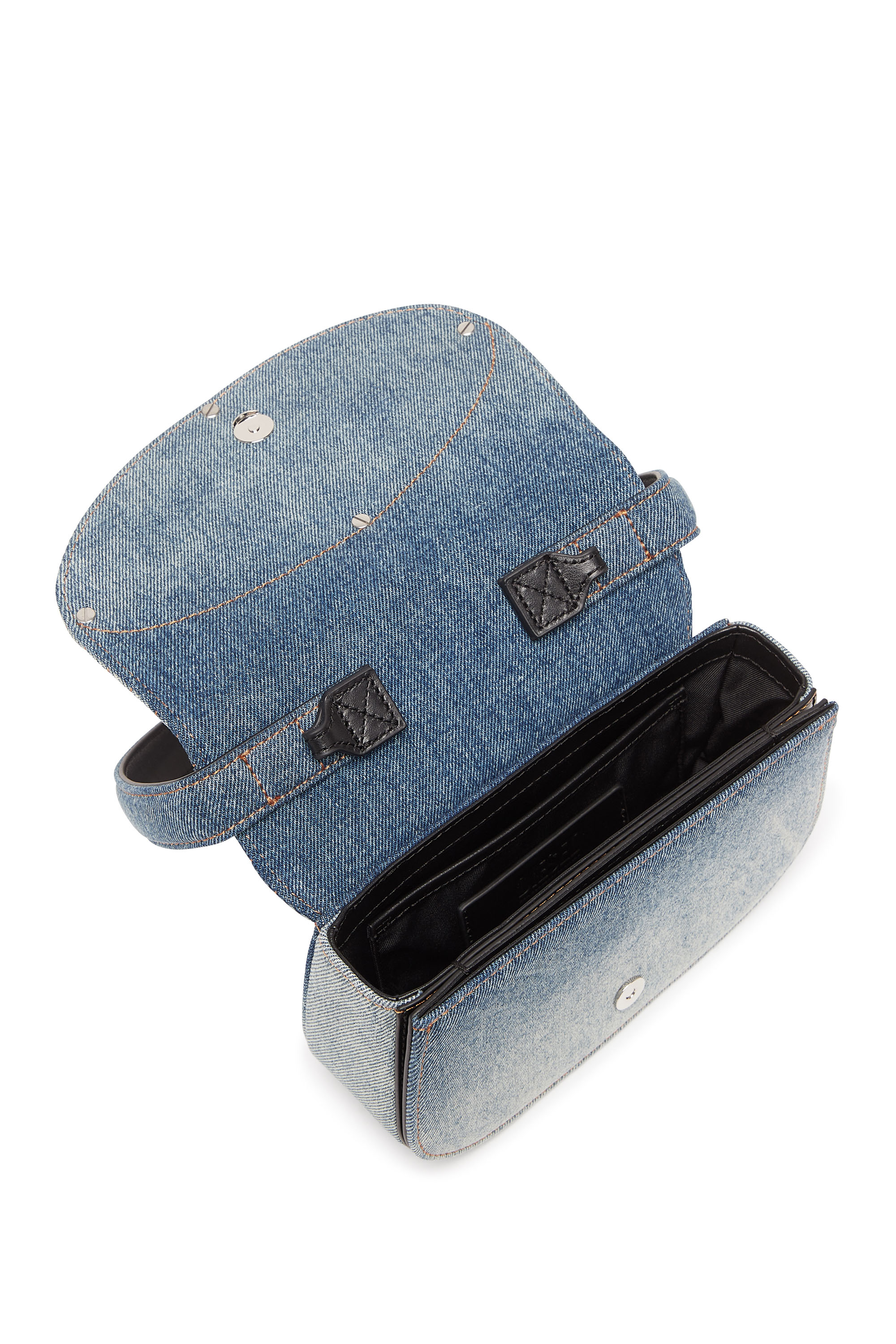 Diesel - 1DR, 1DR - Sac épaule iconique en denim solarisé Femme in Polychrome - 4