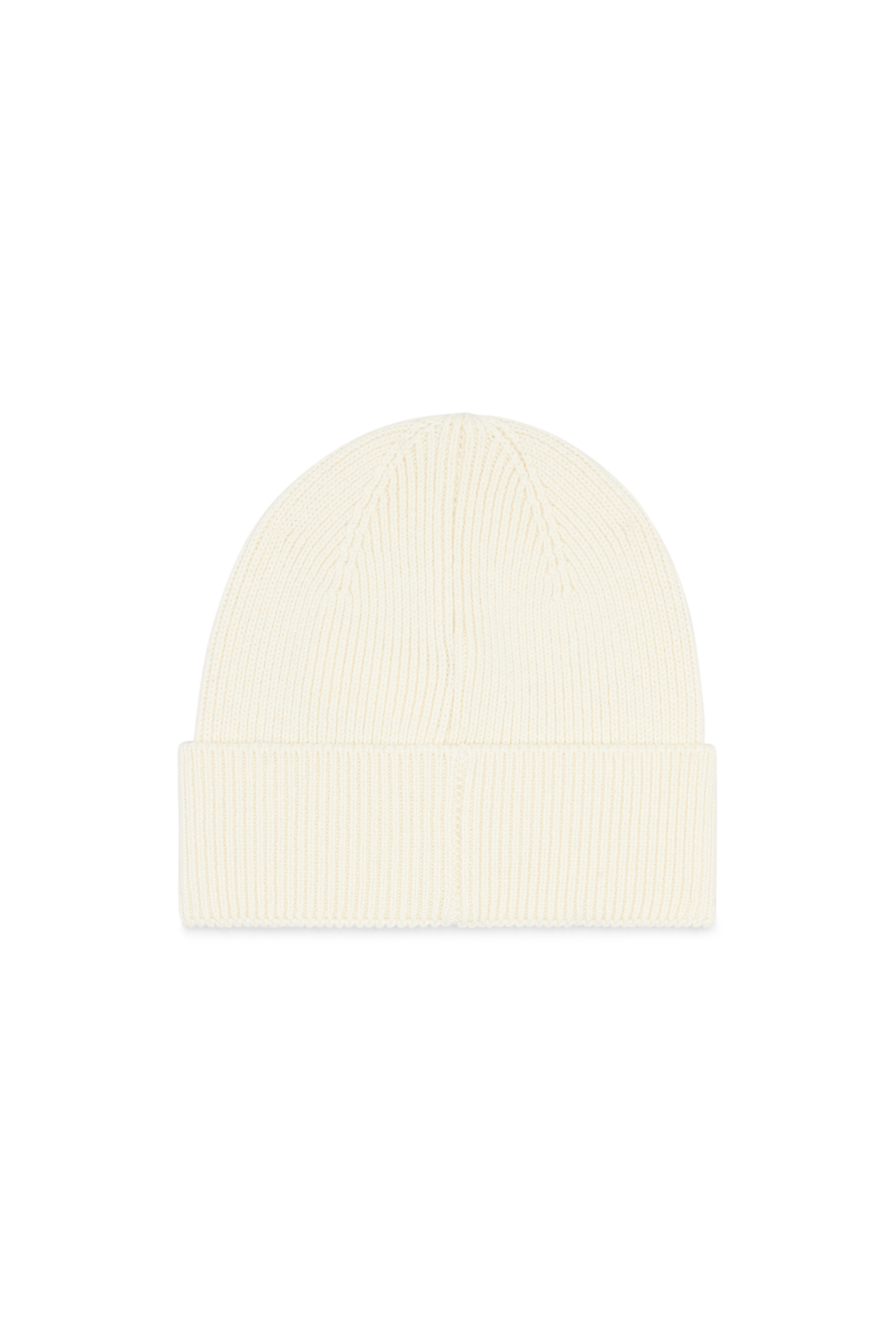 Diesel - K-CODER-FULLY B, Bonnet côtelé avec broderie D Mixte in Blanc - 2