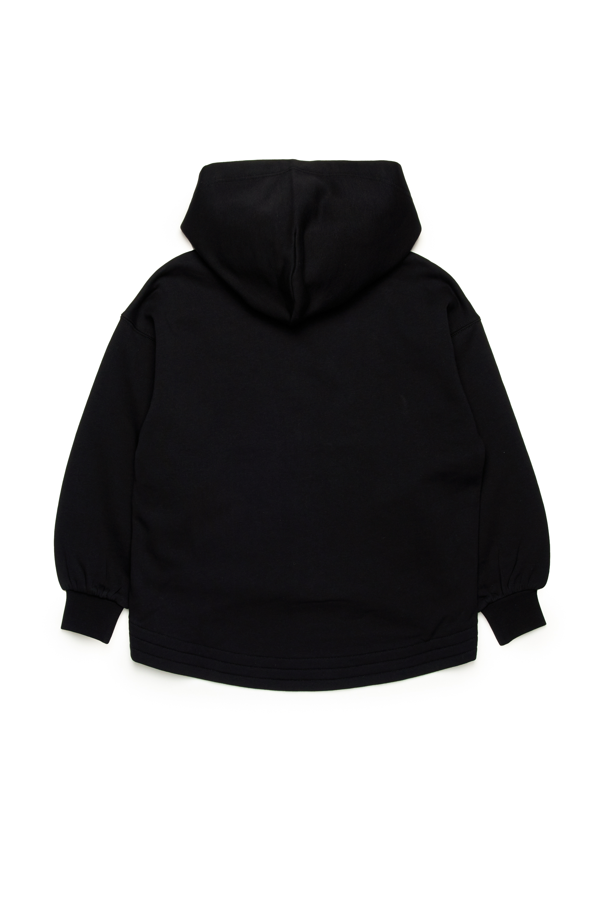Diesel - SFPERU, Sweat-shirt à capuche zippé avec cut-out à logo Oval D Femme in Noir - 2