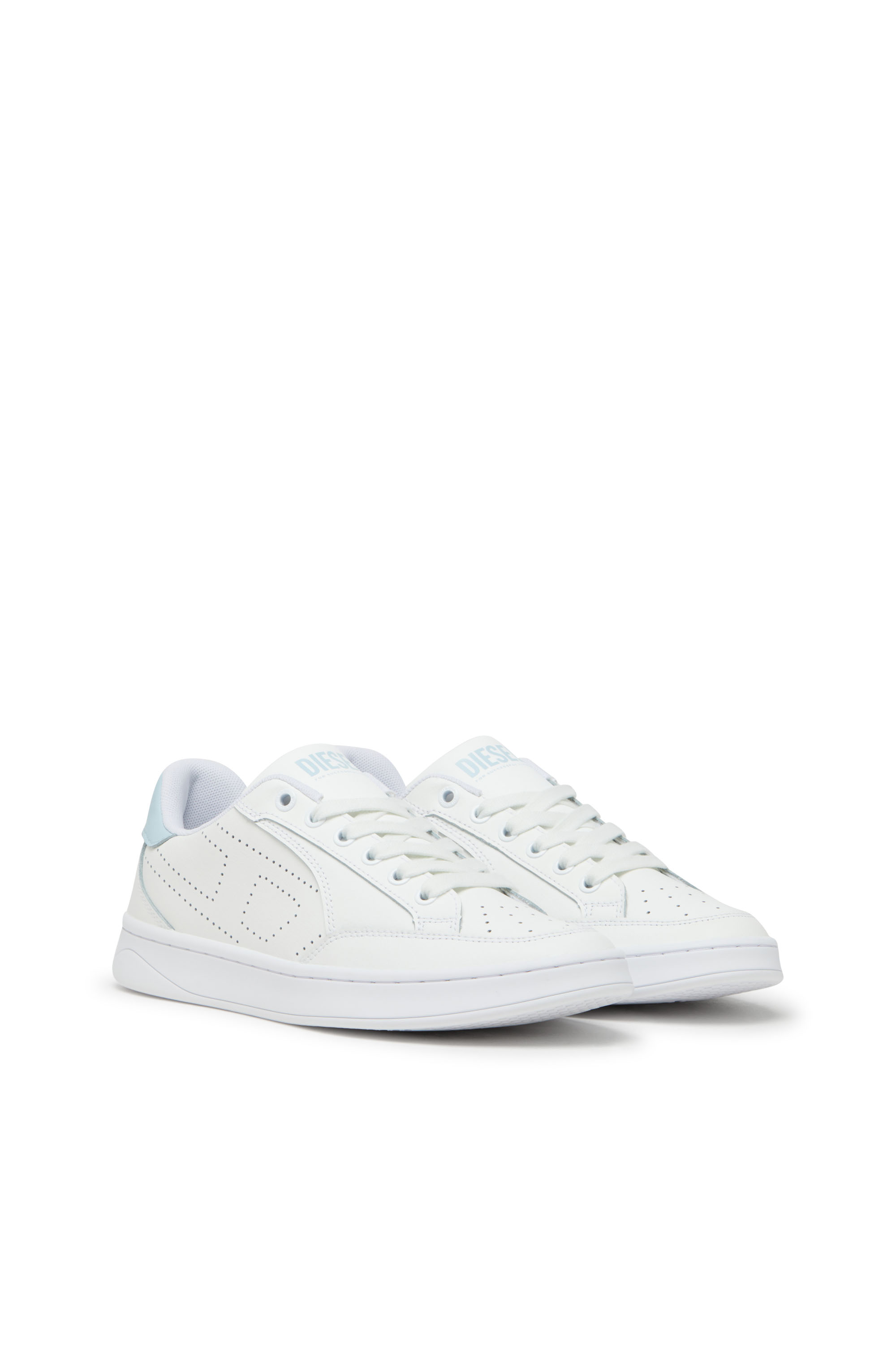 Diesel - S-DAKOTA LOW W, S-Dakota-Sneakers en cuir avec logo perforé Femme in Polychrome - 2